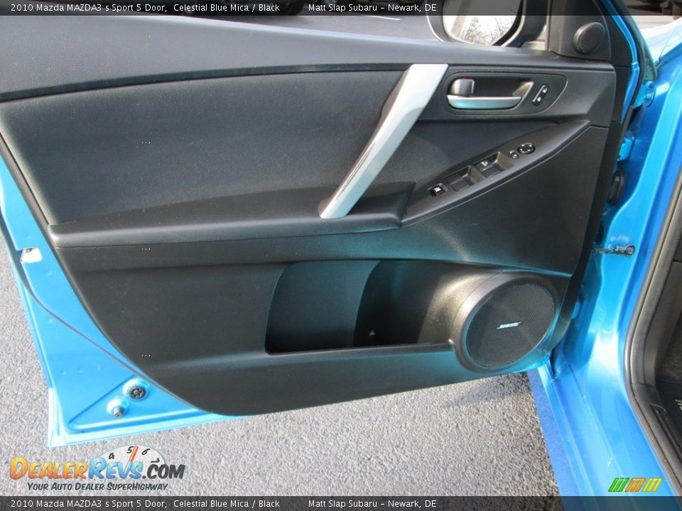 2010 Mazda MAZDA3 s Sport 5 Door Celestial Blue Mica / Black Photo #13