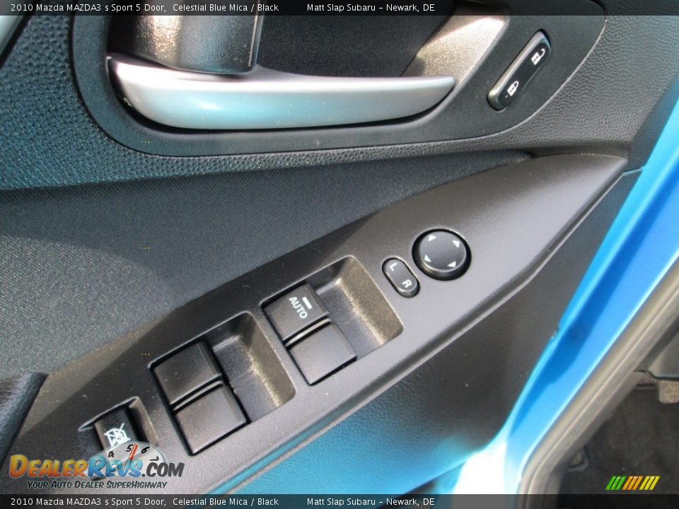 2010 Mazda MAZDA3 s Sport 5 Door Celestial Blue Mica / Black Photo #14