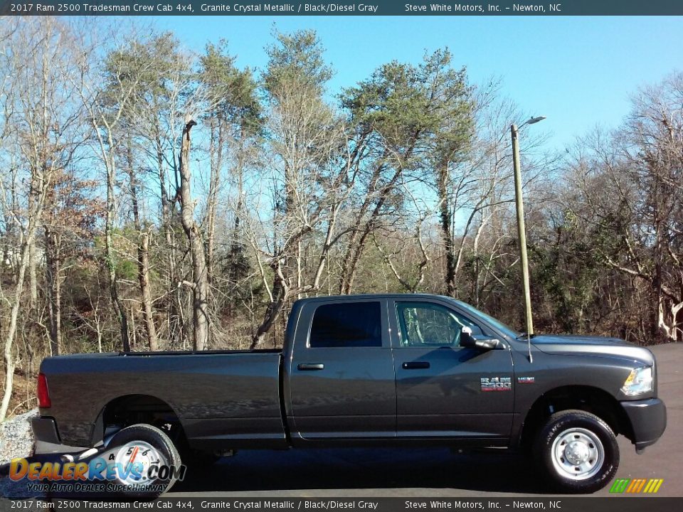 2017 Ram 2500 Tradesman Crew Cab 4x4 Granite Crystal Metallic / Black/Diesel Gray Photo #5