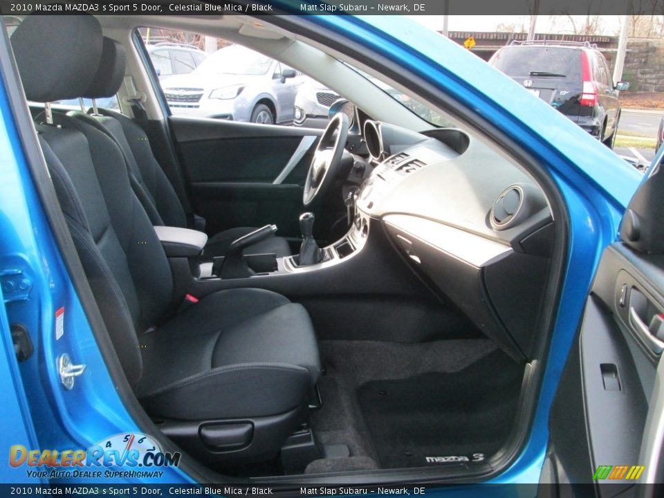 2010 Mazda MAZDA3 s Sport 5 Door Celestial Blue Mica / Black Photo #17