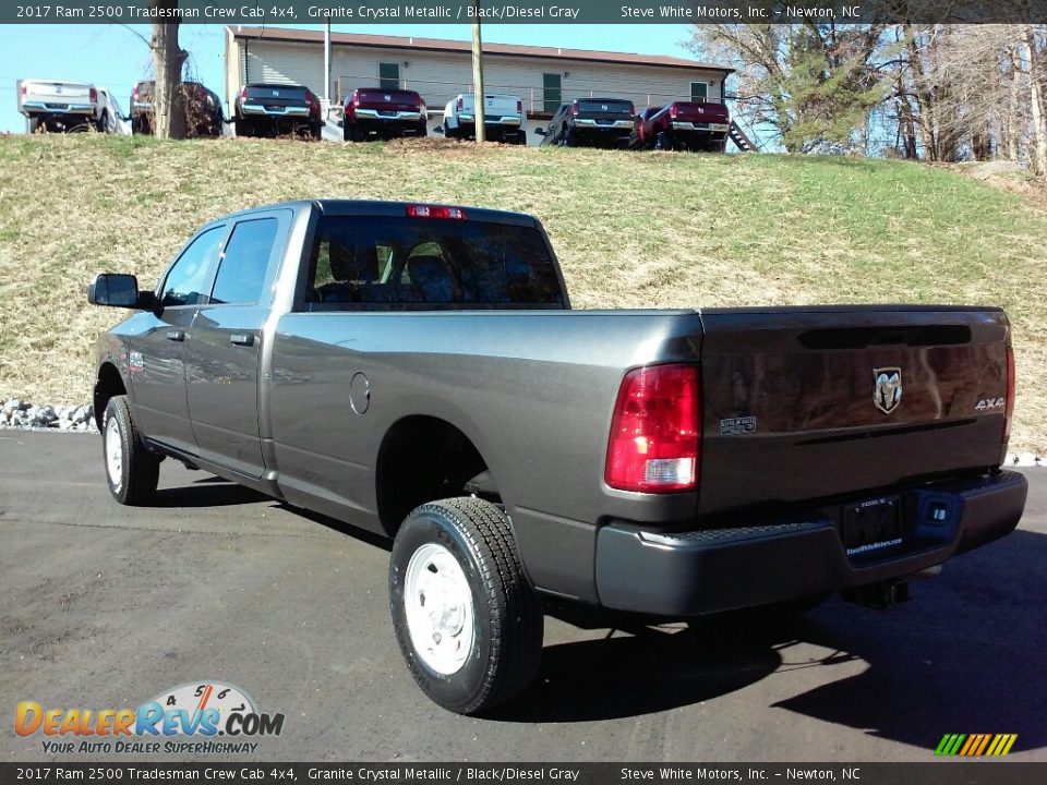 2017 Ram 2500 Tradesman Crew Cab 4x4 Granite Crystal Metallic / Black/Diesel Gray Photo #6