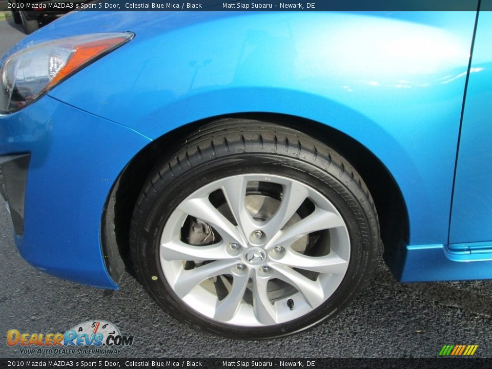 2010 Mazda MAZDA3 s Sport 5 Door Celestial Blue Mica / Black Photo #21