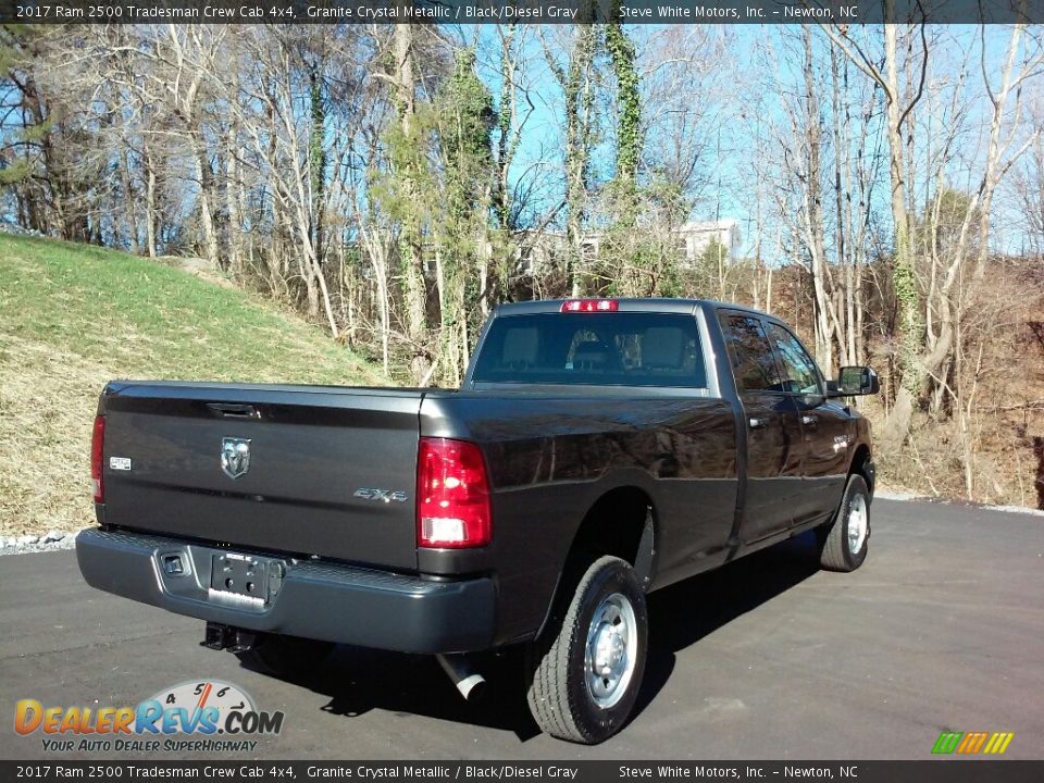 2017 Ram 2500 Tradesman Crew Cab 4x4 Granite Crystal Metallic / Black/Diesel Gray Photo #8