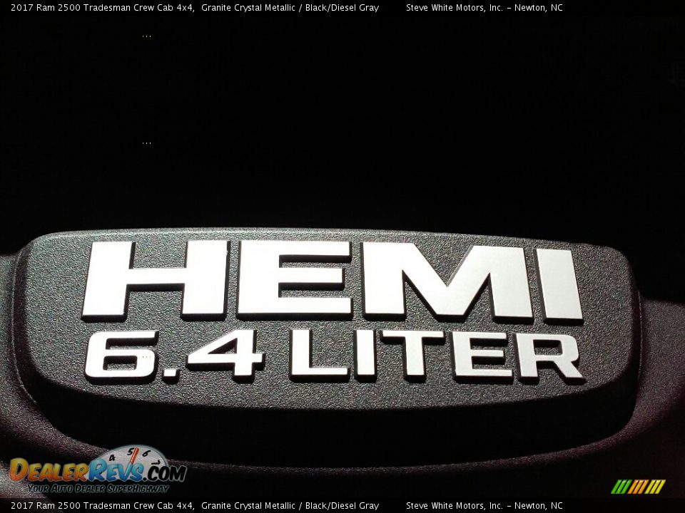 2017 Ram 2500 Tradesman Crew Cab 4x4 Granite Crystal Metallic / Black/Diesel Gray Photo #9