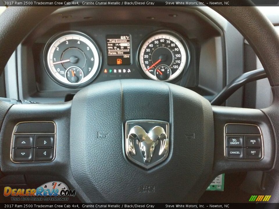 2017 Ram 2500 Tradesman Crew Cab 4x4 Granite Crystal Metallic / Black/Diesel Gray Photo #12