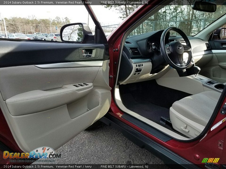 2014 Subaru Outback 2.5i Premium Venetian Red Pearl / Ivory Photo #18