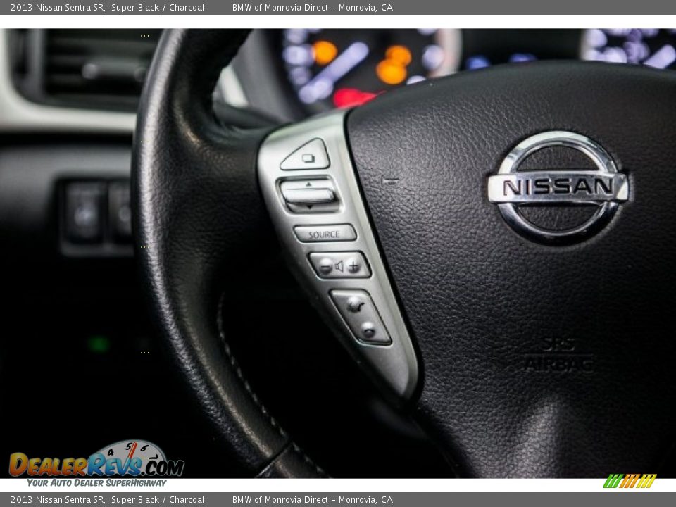 2013 Nissan Sentra SR Super Black / Charcoal Photo #17
