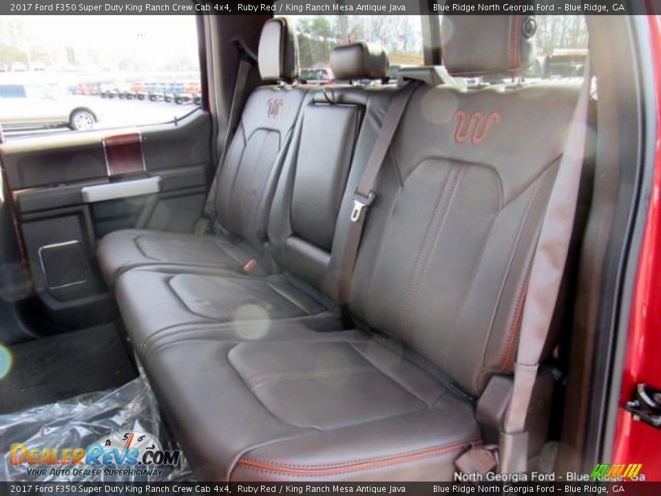2017 Ford F350 Super Duty King Ranch Crew Cab 4x4 Ruby Red / King Ranch Mesa Antique Java Photo #13