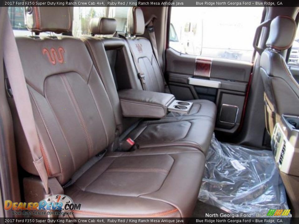 2017 Ford F350 Super Duty King Ranch Crew Cab 4x4 Ruby Red / King Ranch Mesa Antique Java Photo #14