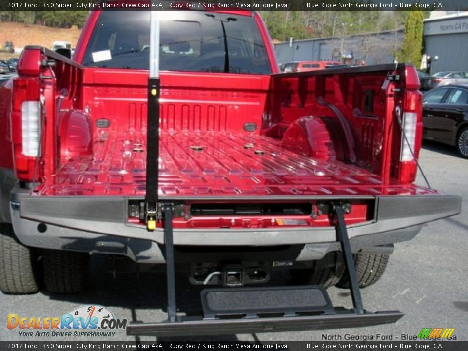 2017 Ford F350 Super Duty King Ranch Crew Cab 4x4 Ruby Red / King Ranch Mesa Antique Java Photo #15
