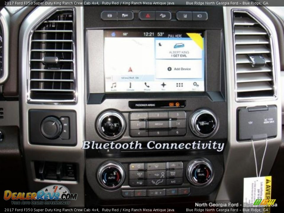 2017 Ford F350 Super Duty King Ranch Crew Cab 4x4 Ruby Red / King Ranch Mesa Antique Java Photo #20