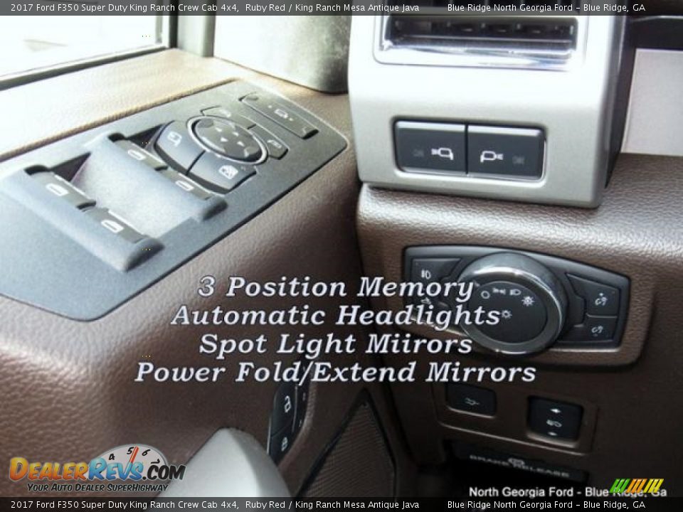 2017 Ford F350 Super Duty King Ranch Crew Cab 4x4 Ruby Red / King Ranch Mesa Antique Java Photo #27