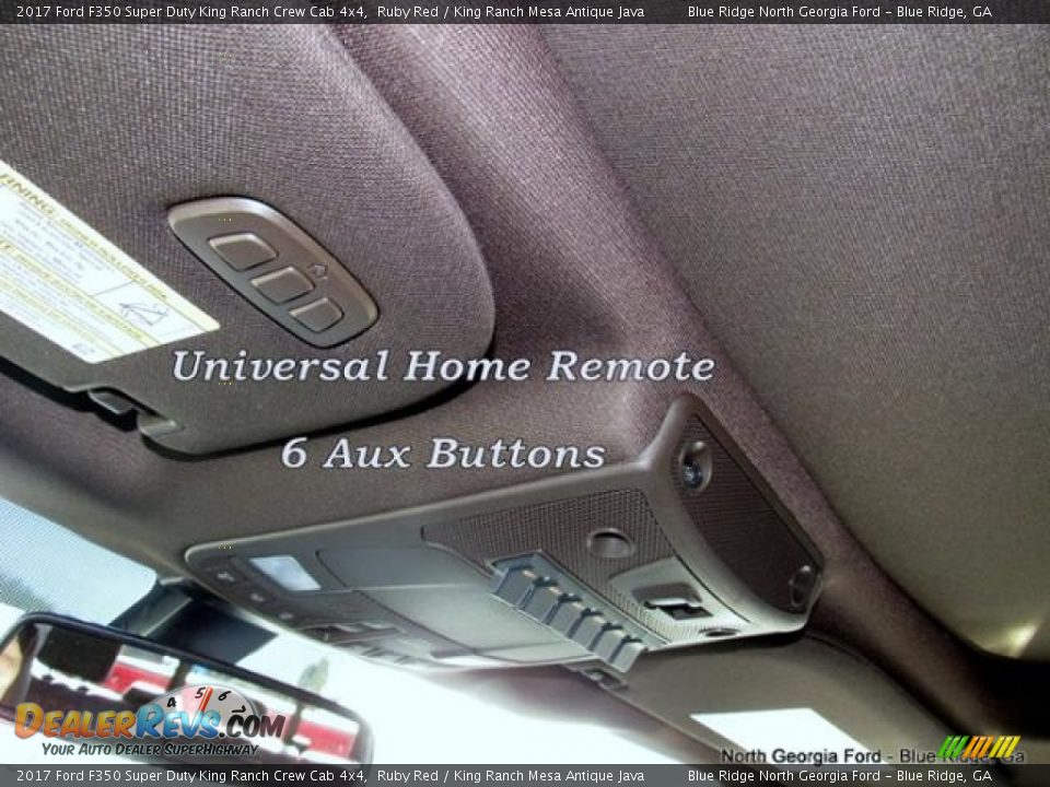 2017 Ford F350 Super Duty King Ranch Crew Cab 4x4 Ruby Red / King Ranch Mesa Antique Java Photo #28