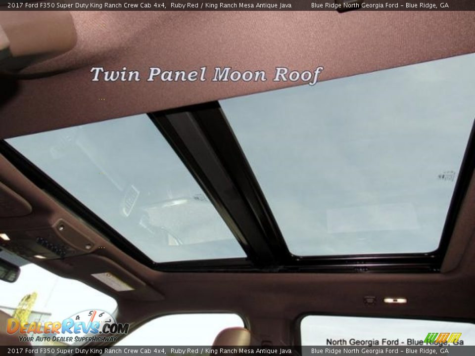 2017 Ford F350 Super Duty King Ranch Crew Cab 4x4 Ruby Red / King Ranch Mesa Antique Java Photo #29
