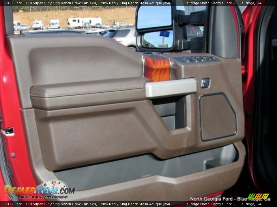 2017 Ford F350 Super Duty King Ranch Crew Cab 4x4 Ruby Red / King Ranch Mesa Antique Java Photo #31