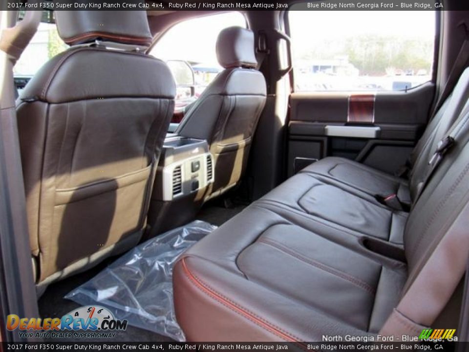 2017 Ford F350 Super Duty King Ranch Crew Cab 4x4 Ruby Red / King Ranch Mesa Antique Java Photo #34