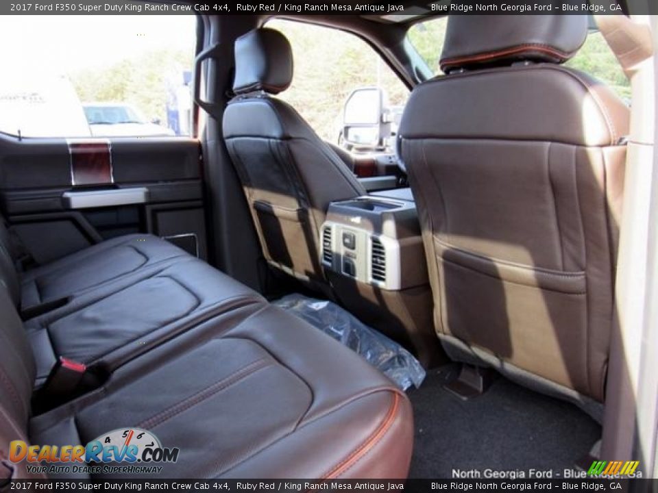 2017 Ford F350 Super Duty King Ranch Crew Cab 4x4 Ruby Red / King Ranch Mesa Antique Java Photo #35