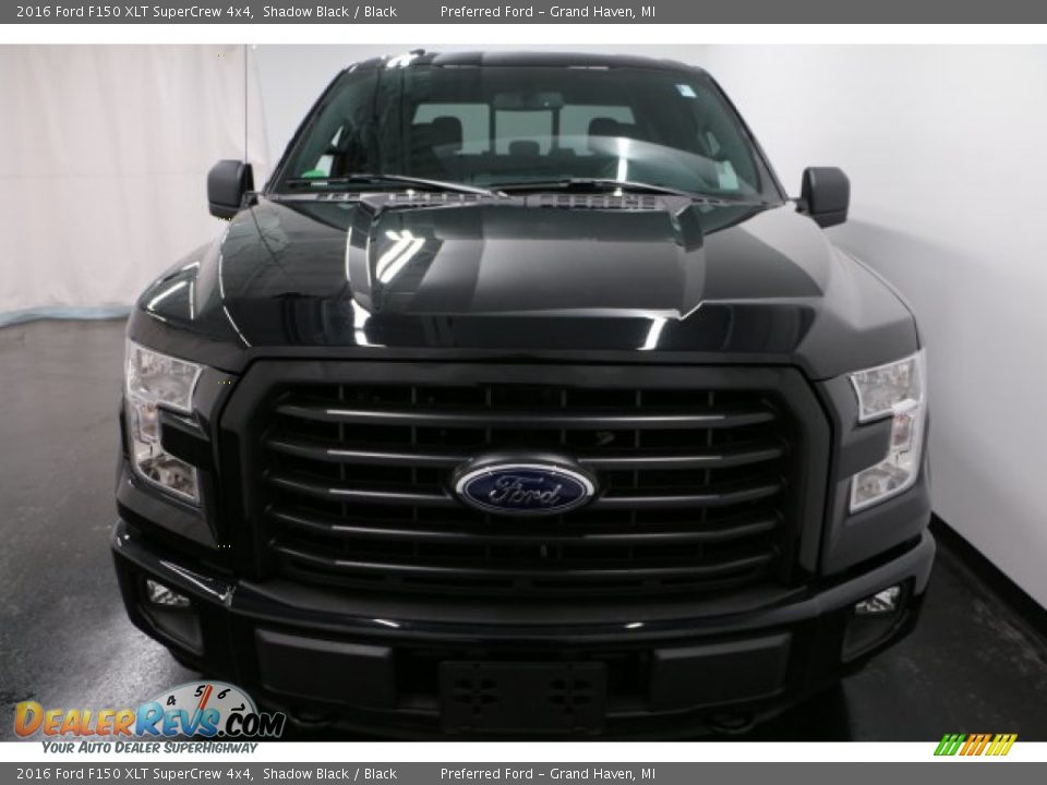 2016 Ford F150 XLT SuperCrew 4x4 Shadow Black / Black Photo #6