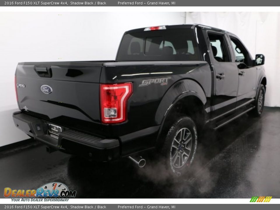 2016 Ford F150 XLT SuperCrew 4x4 Shadow Black / Black Photo #8