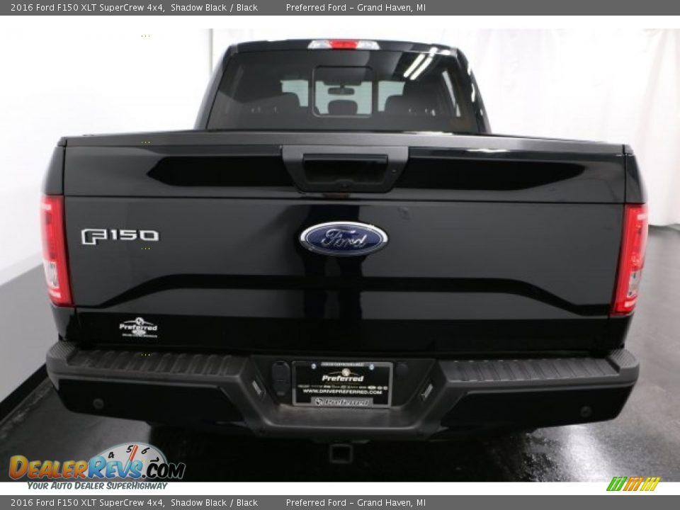 2016 Ford F150 XLT SuperCrew 4x4 Shadow Black / Black Photo #9