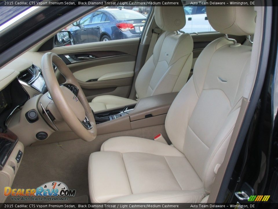 Light Cashmere/Medium Cashmere Interior - 2015 Cadillac CTS Vsport Premium Sedan Photo #10