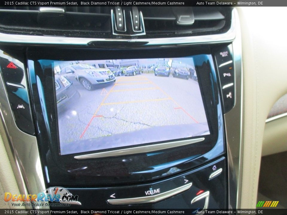 2015 Cadillac CTS Vsport Premium Sedan Black Diamond Tricoat / Light Cashmere/Medium Cashmere Photo #15