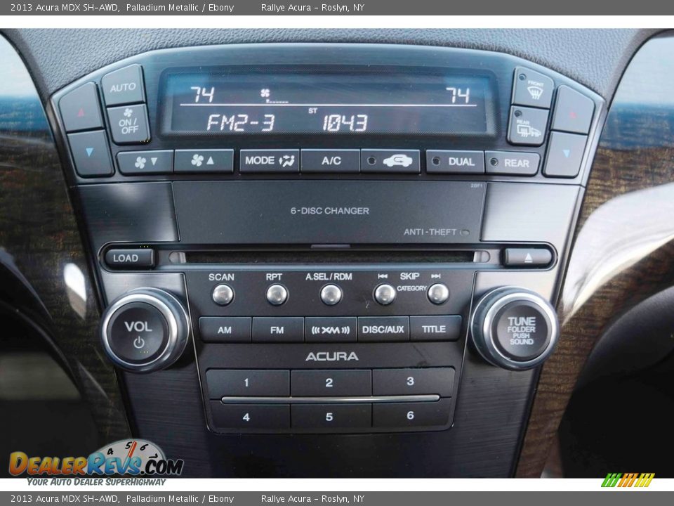 2013 Acura MDX SH-AWD Palladium Metallic / Ebony Photo #15