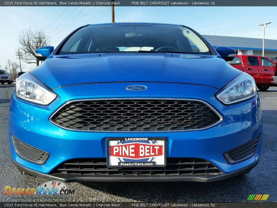 2015 Ford Focus SE Hatchback Blue Candy Metallic / Charcoal Black Photo #2