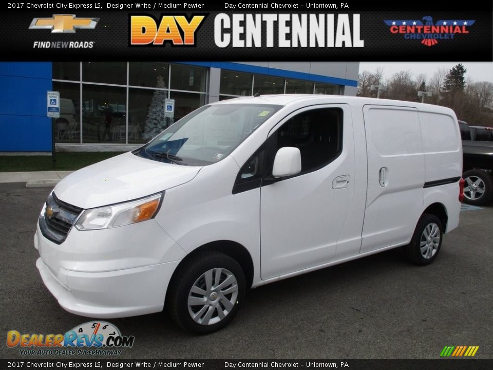 2017 Chevrolet City Express LS Designer White / Medium Pewter Photo #1