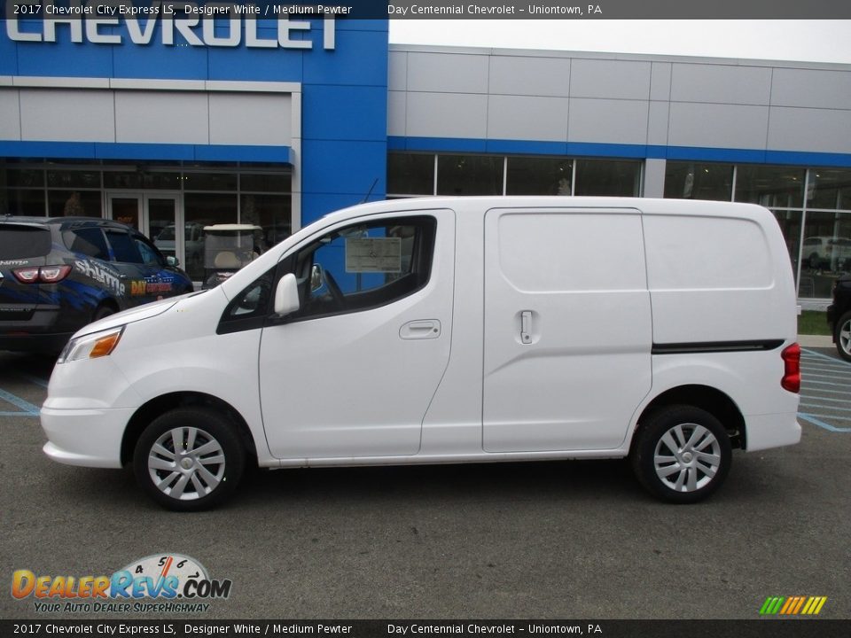 2017 Chevrolet City Express LS Designer White / Medium Pewter Photo #2