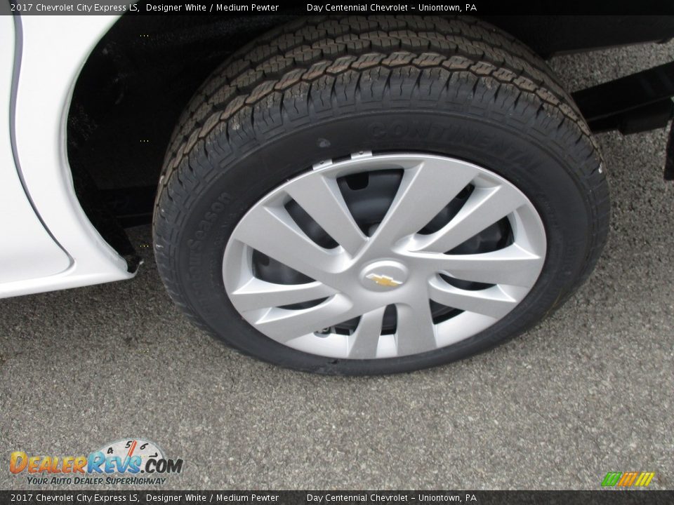 2017 Chevrolet City Express LS Designer White / Medium Pewter Photo #3