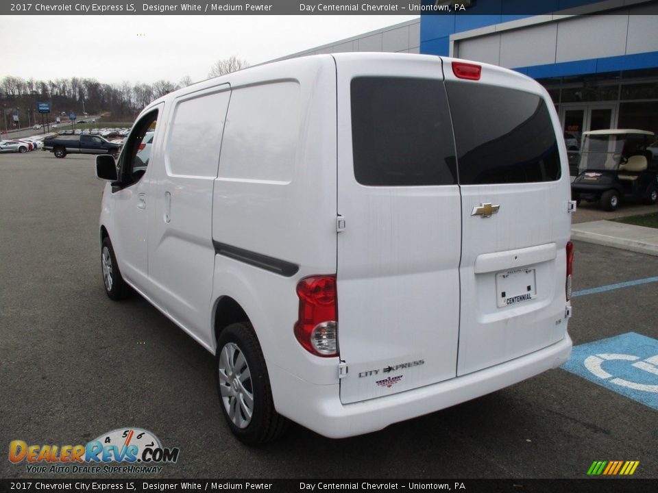 2017 Chevrolet City Express LS Designer White / Medium Pewter Photo #4