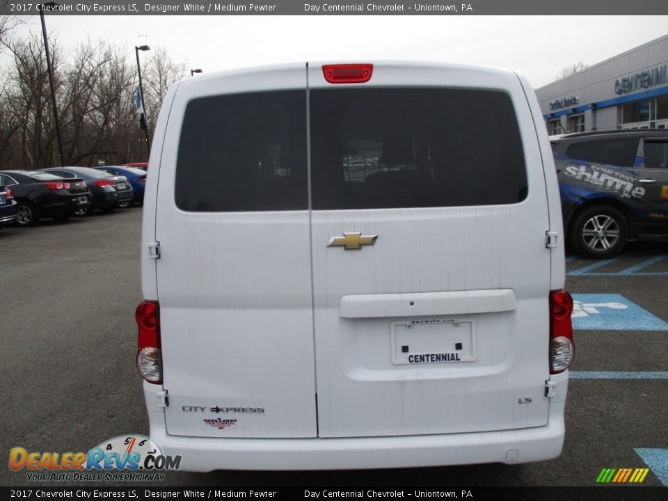 2017 Chevrolet City Express LS Designer White / Medium Pewter Photo #5