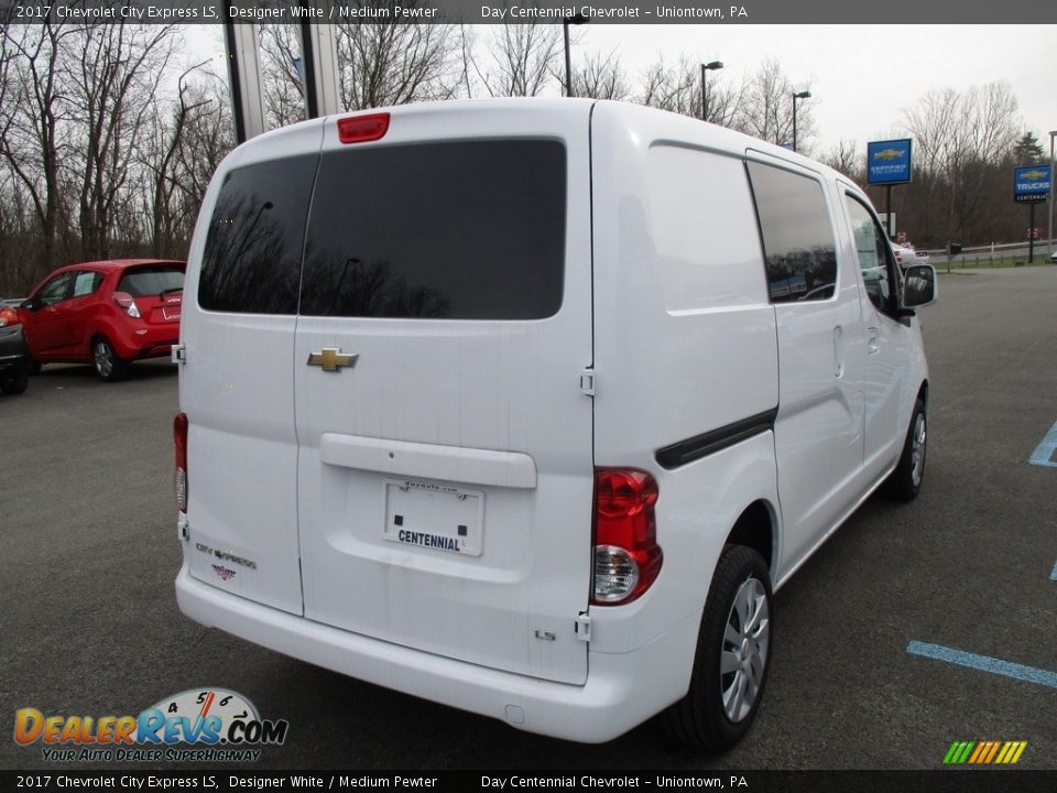 2017 Chevrolet City Express LS Designer White / Medium Pewter Photo #6