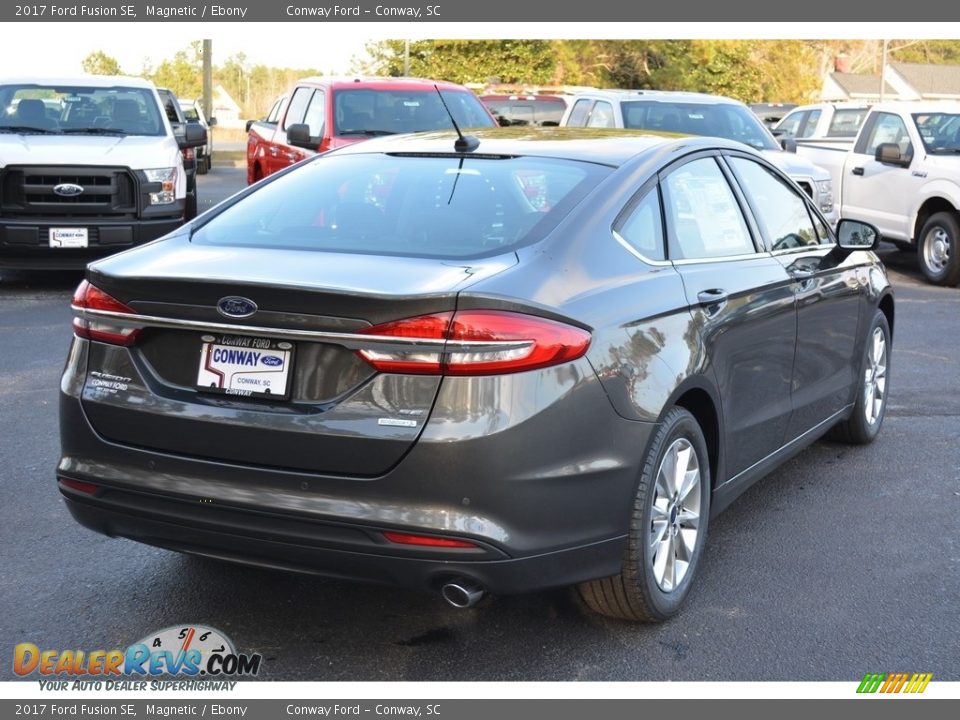 2017 Ford Fusion SE Magnetic / Ebony Photo #3