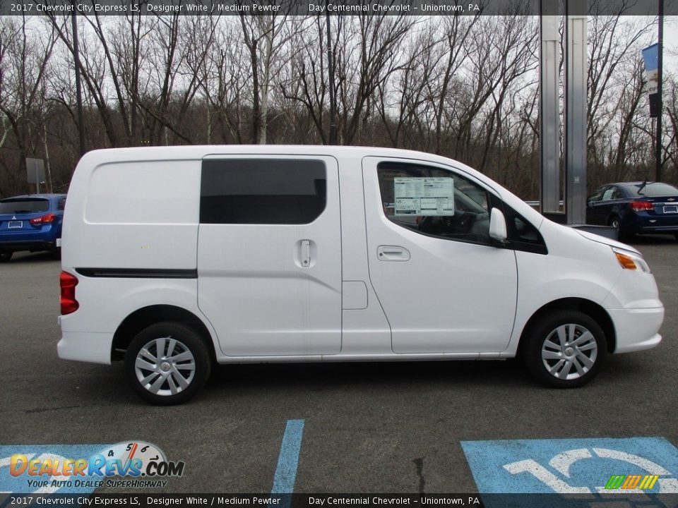 2017 Chevrolet City Express LS Designer White / Medium Pewter Photo #7