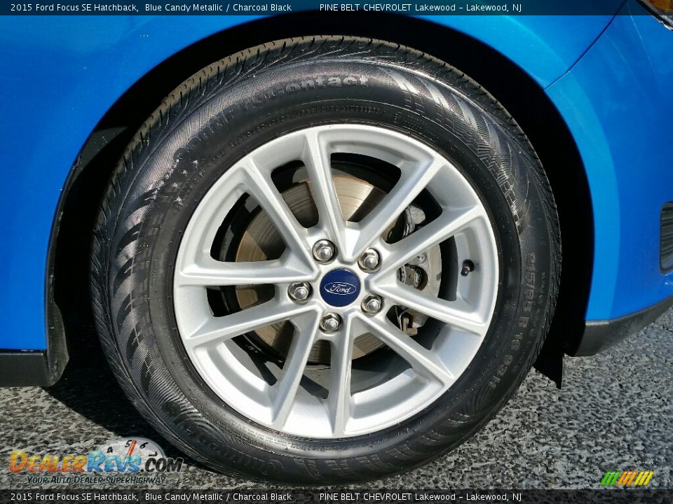 2015 Ford Focus SE Hatchback Blue Candy Metallic / Charcoal Black Photo #31