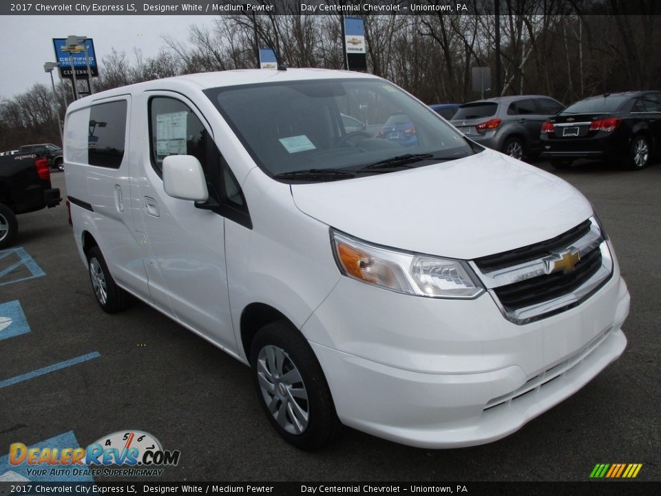 2017 Chevrolet City Express LS Designer White / Medium Pewter Photo #8