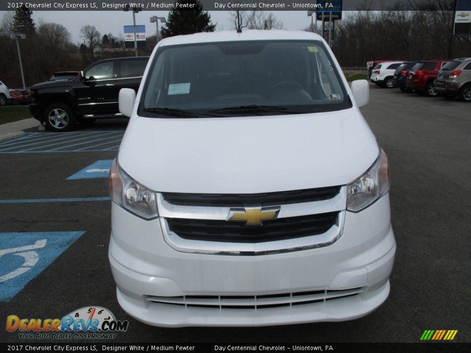 2017 Chevrolet City Express LS Designer White / Medium Pewter Photo #9