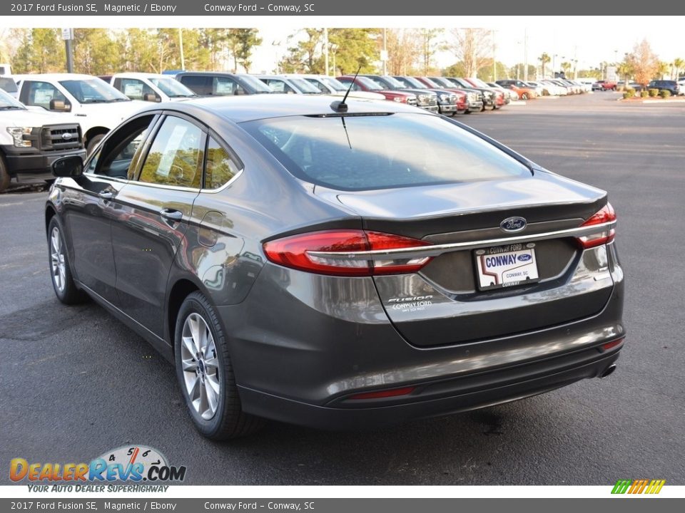2017 Ford Fusion SE Magnetic / Ebony Photo #6