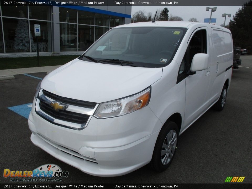2017 Chevrolet City Express LS Designer White / Medium Pewter Photo #10