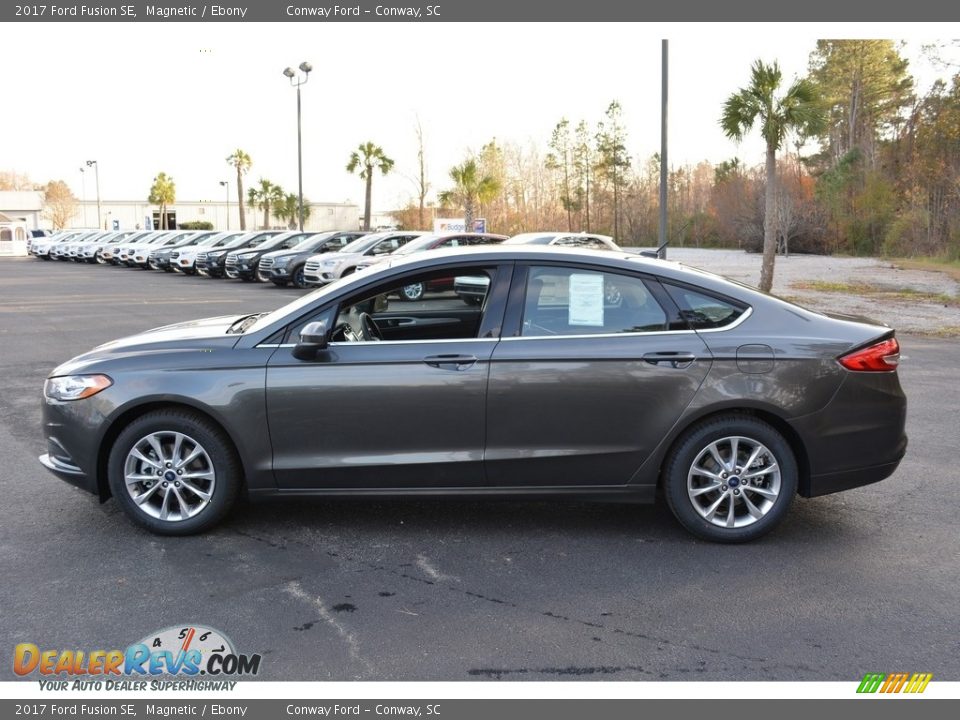 2017 Ford Fusion SE Magnetic / Ebony Photo #7