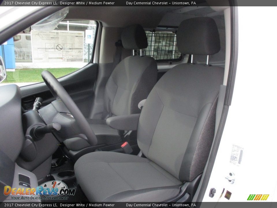 2017 Chevrolet City Express LS Designer White / Medium Pewter Photo #12