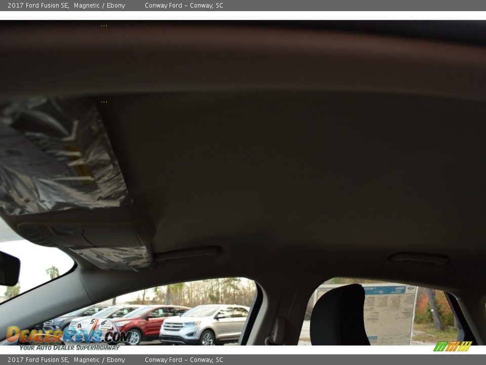 2017 Ford Fusion SE Magnetic / Ebony Photo #11