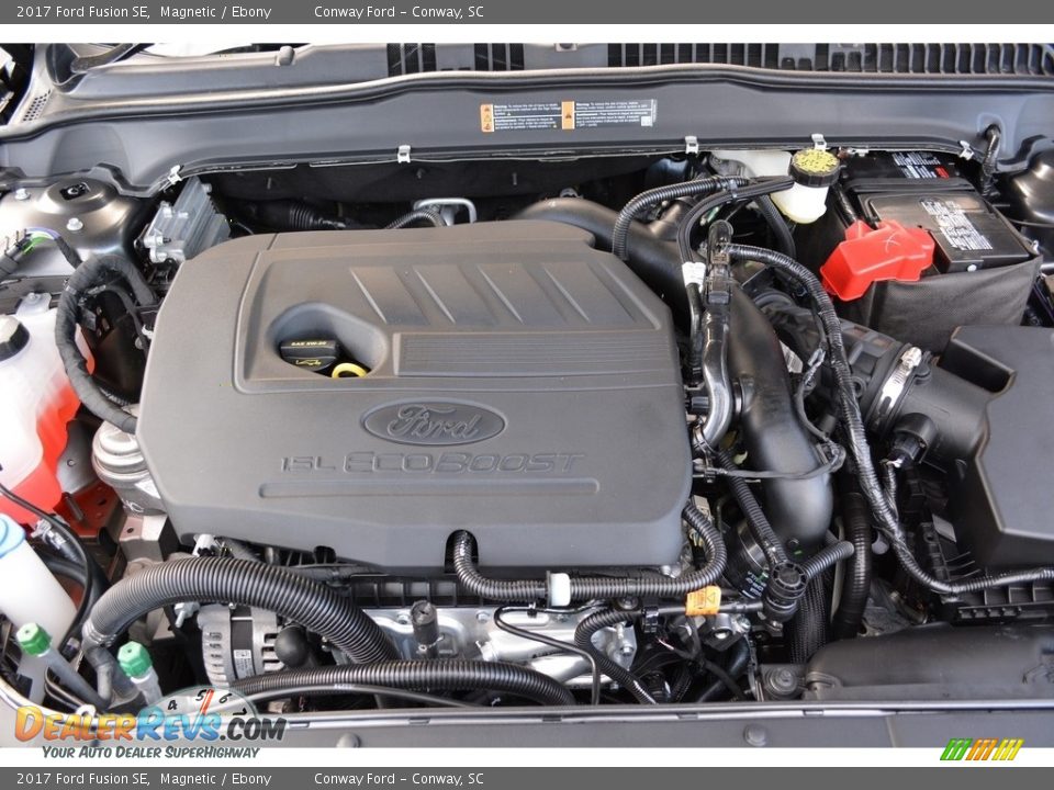 2017 Ford Fusion SE Magnetic / Ebony Photo #12