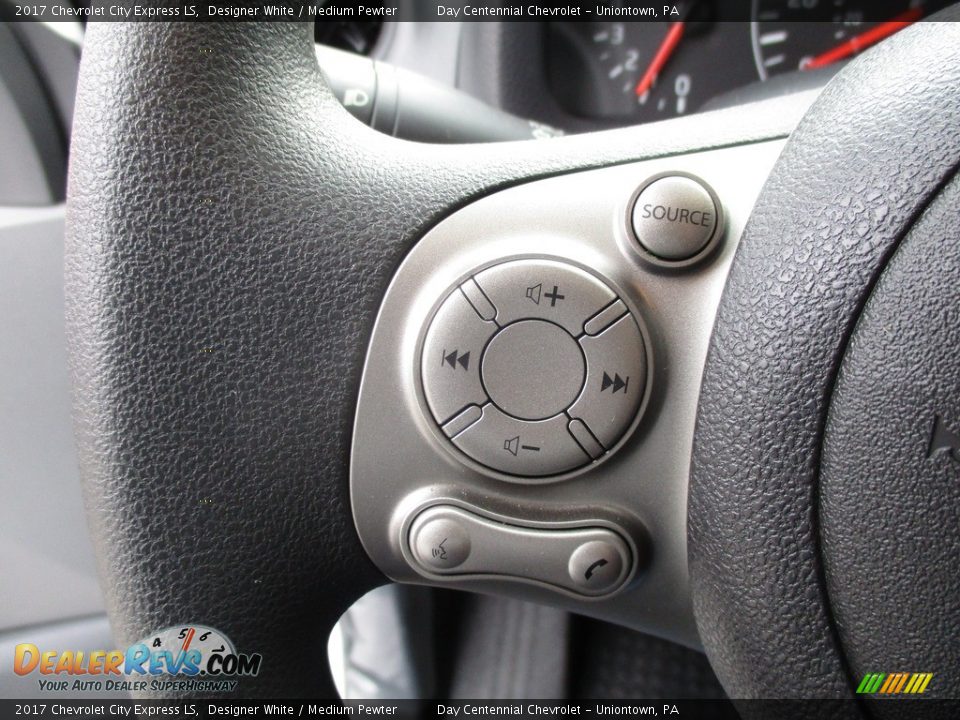 2017 Chevrolet City Express LS Designer White / Medium Pewter Photo #18