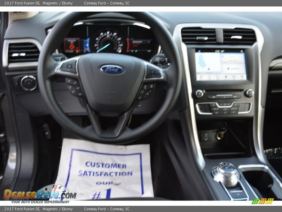 2017 Ford Fusion SE Magnetic / Ebony Photo #17