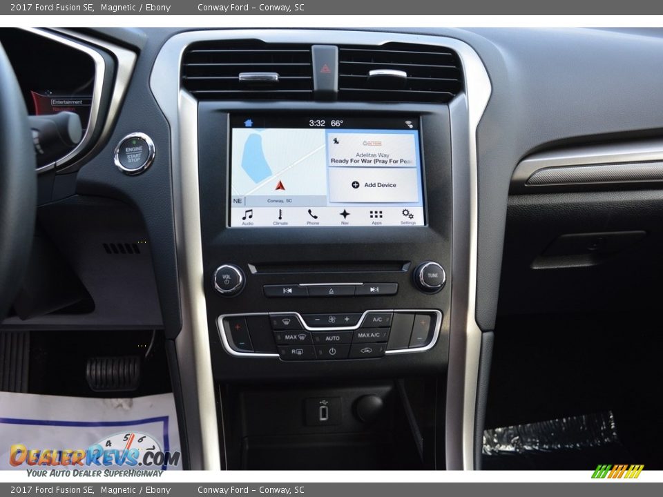 2017 Ford Fusion SE Magnetic / Ebony Photo #19