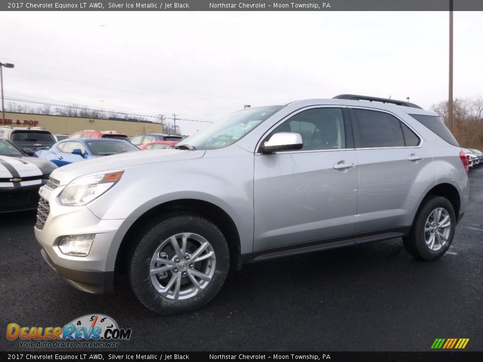 2017 Chevrolet Equinox LT AWD Silver Ice Metallic / Jet Black Photo #1