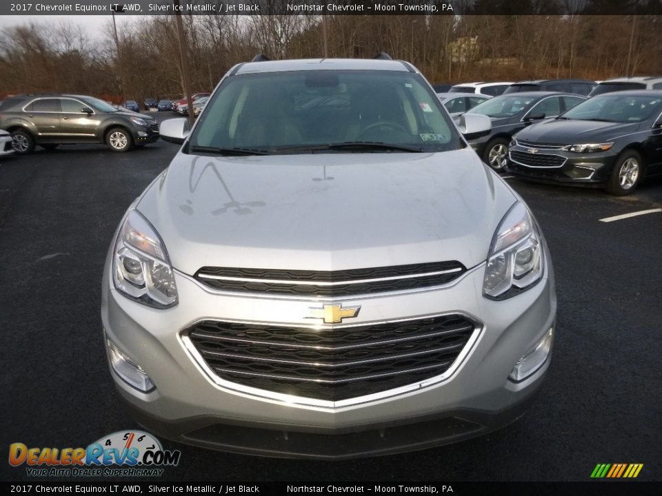2017 Chevrolet Equinox LT AWD Silver Ice Metallic / Jet Black Photo #2